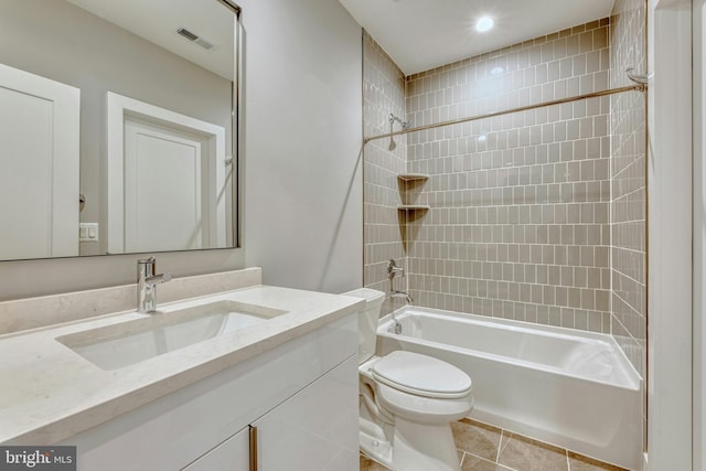 6400 26th St N, Arlington, VA 22207 - full bath with vanity, tub / shower combination, and tile patterned flooring
