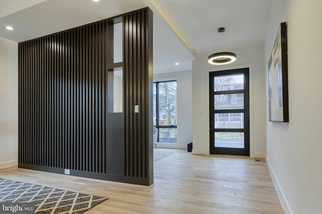 6400 26th St N, Arlington, VA 22207 - entrance foyer with light wood finished floors and recessed lighting