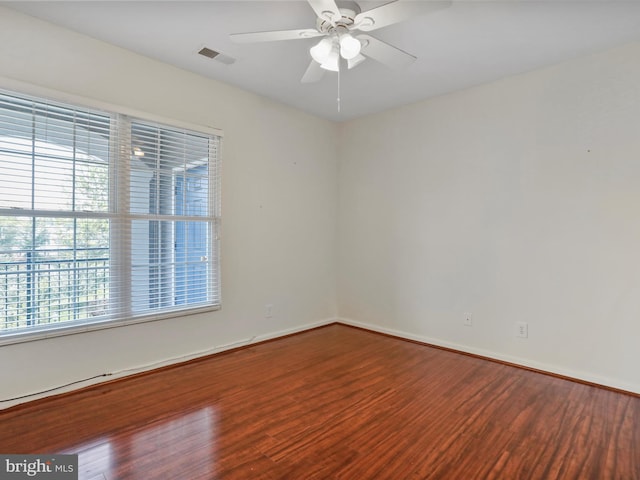 46598 Drysdale Ter Unit 302, Sterling, VA 20165 - spare room with wood finished floors and a ceiling fan