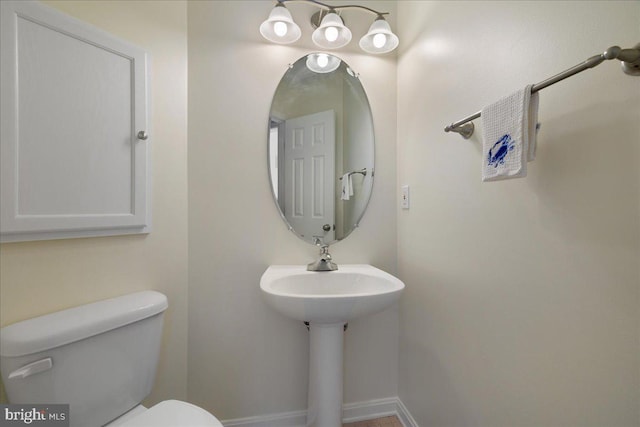 2222 Commissary Cir Unit 198, Odenton, MD 21113 - bathroom with toilet and baseboards