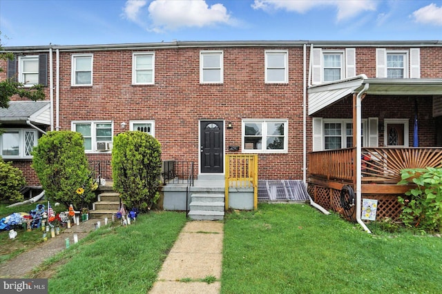8206 Boundary, Baltimore, MD 21222 - view of property with brick siding and a front yard