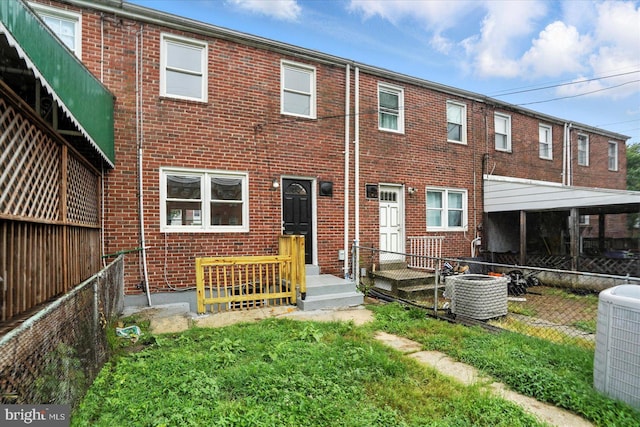8206 Boundary, Baltimore, MD 21222 - back of house featuring brick siding