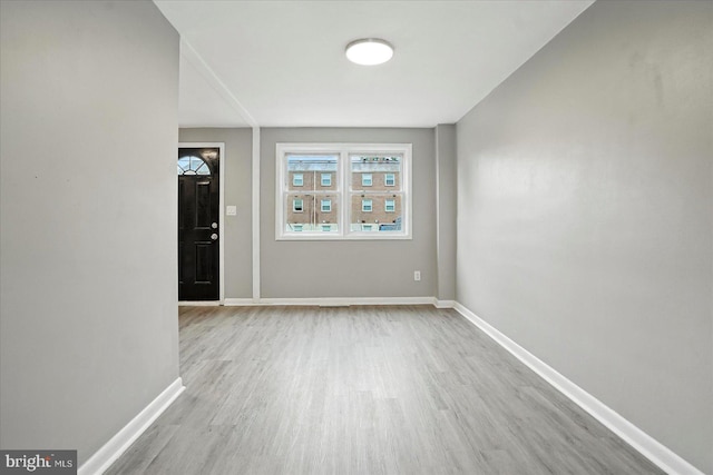 8206 Boundary, Baltimore, MD 21222 - empty room with wood finished floors and baseboards