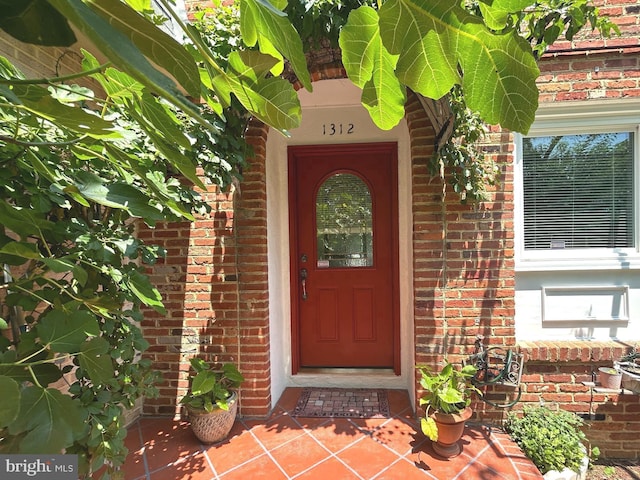 1312 Cedar Park Rd, Annapolis, MD 21401 - entrance to property with brick siding