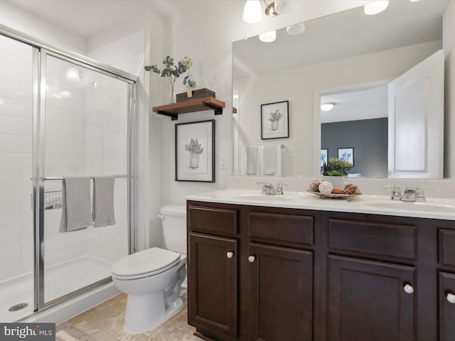 251 Magellan Dr, Martinsburg, WV 25404 - bathroom featuring double vanity and a stall shower