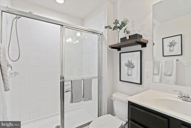 251 Magellan Dr, Martinsburg, WV 25404 - bathroom featuring vanity and a stall shower