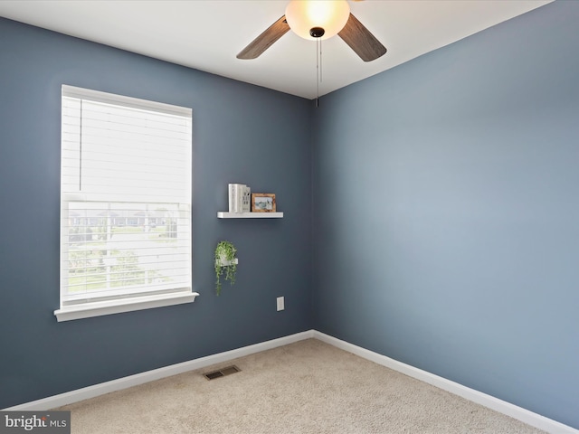 251 Magellan Dr, Martinsburg, WV 25404 - carpeted empty room featuring ceiling fan and baseboards