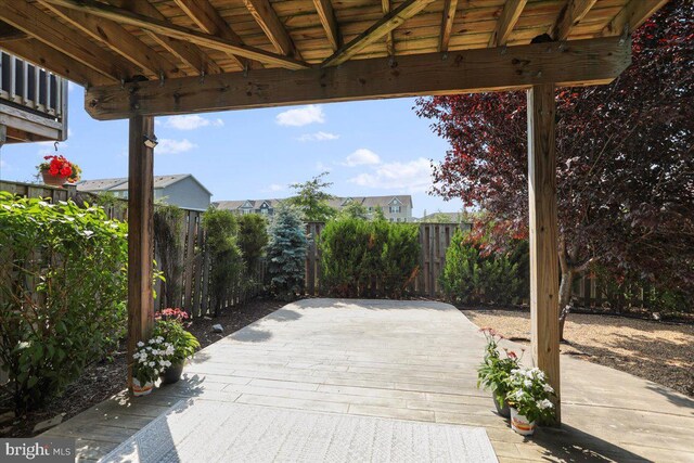 251 Magellan Dr, Martinsburg, WV 25404 - fenced backyard featuring a deck