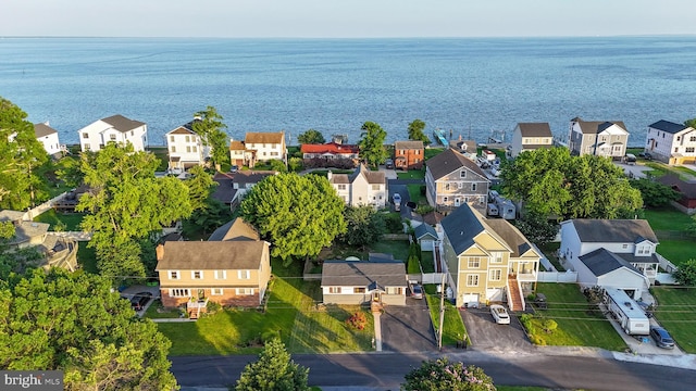 9007 Millers Island Blvd, Baltimore, MD 21219 - aerial view of residential area featuring a nearby body of water