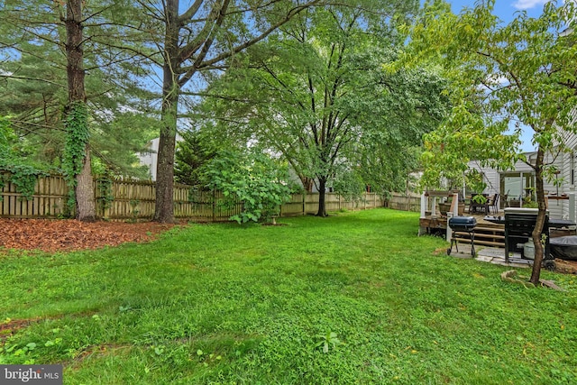 14519 Keeneland Cir, North Potomac, MD 20878 - fenced backyard featuring a wooden deck