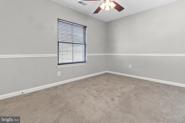 3515 Foundry Mews, Baltimore, MD 21211 - carpeted spare room featuring a ceiling fan and baseboards