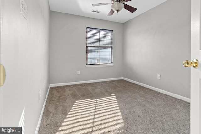 3515 Foundry Mews, Baltimore, MD 21211 - carpeted empty room with a ceiling fan and baseboards