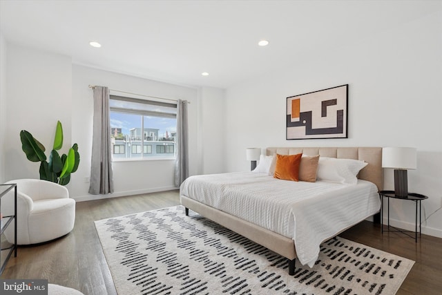 1002 S Colorado St, Philadelphia, PA 19146 - bedroom with wood finished floors and recessed lighting