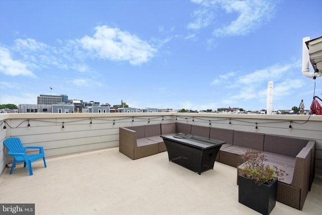 1002 S Colorado St, Philadelphia, PA 19146 - view of patio / terrace featuring an outdoor living space