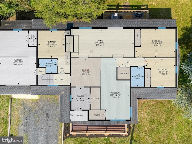 7802 Gary Ln, Severn, MD 21144 - view of property floor plan