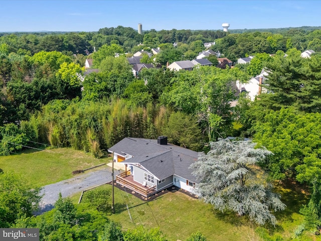 7802 Gary Ln, Severn, MD 21144 - view from above of property featuring a forest