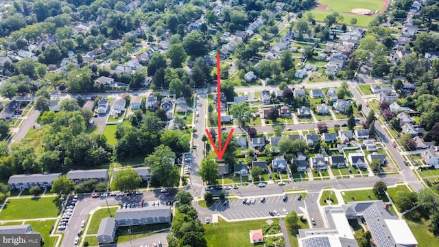 67 Avon Rd, Haddonfield, NJ 08033 - aerial view of property and surrounding area featuring nearby suburban area