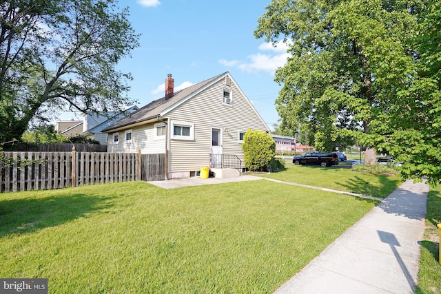 67 Avon Rd, Haddonfield, NJ 08033 - view of home's exterior with a chimney