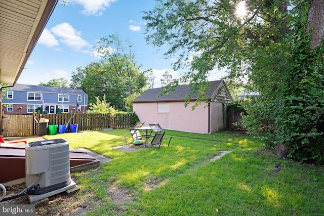 67 Avon Rd, Haddonfield, NJ 08033 - fenced backyard featuring a storage unit