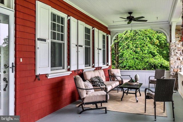 2165 Broadway, Hanover, PA 17331 - porch featuring ceiling fan