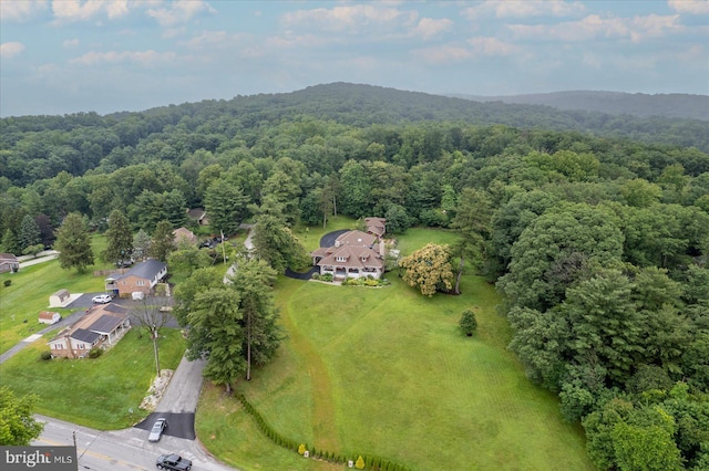 2165 Broadway, Hanover, PA 17331 - aerial view of property's location featuring a heavily wooded area and a mountain backdrop