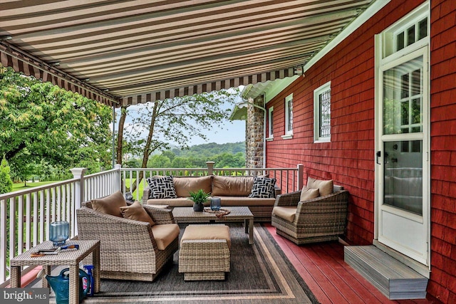 2165 Broadway, Hanover, PA 17331 - deck featuring an outdoor living space