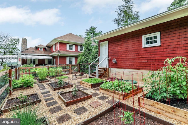 2165 Broadway, Hanover, PA 17331 - view of yard with a vegetable garden and entry steps