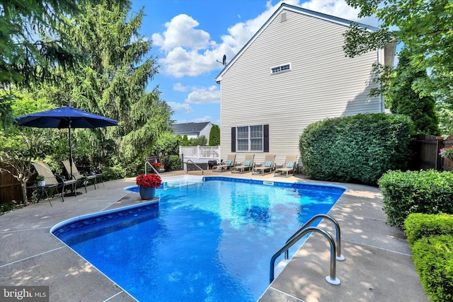 3930 Liz Cir, Doylestown, PA 18902 - view of swimming pool with a patio area