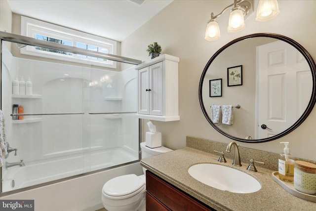 3930 Liz Cir, Doylestown, PA 18902 - full bath with vanity and shower / bath combination with glass door