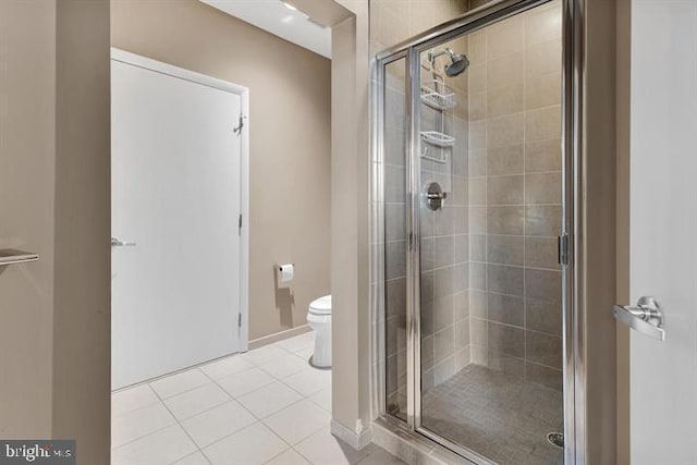 1700 Kalorama Rd NW Unit 310, Washington, DC 20009 - full bath with a shower stall, tile patterned floors, and toilet
