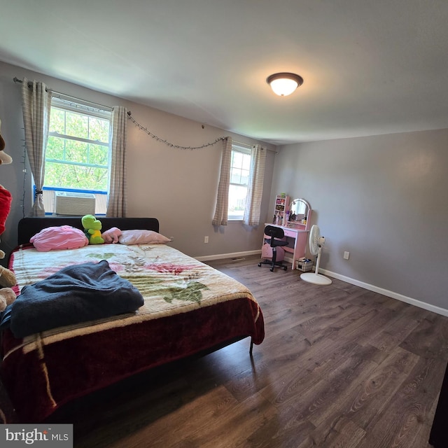 1709 Kingswood Pl, Clementon, NJ 08021 - bedroom with wood finished floors and cooling unit