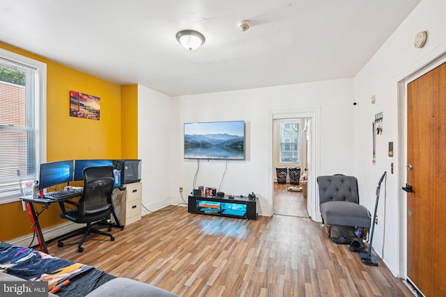 713 Washington St, Easton, PA 18042 - office space featuring wood finished floors and baseboards
