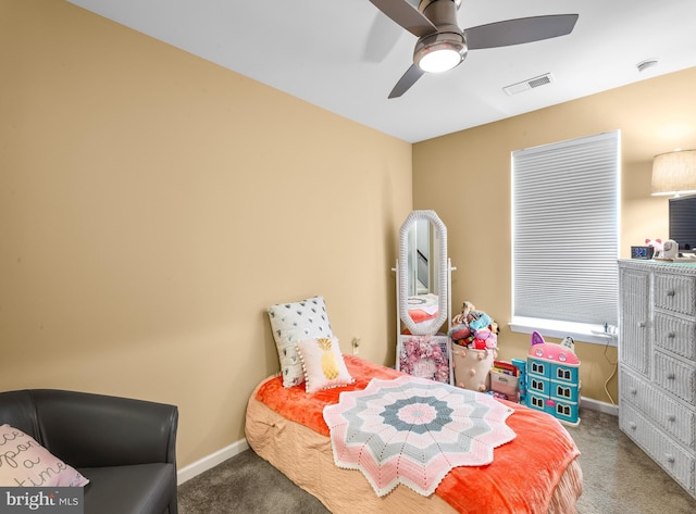 1032 Regency Pl, Sewell, NJ 08080 - carpeted bedroom featuring baseboards and ceiling fan
