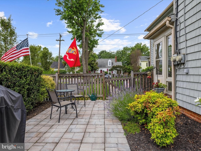 414 S Aurora St, Easton, MD 21601 - view of patio / terrace with grilling area