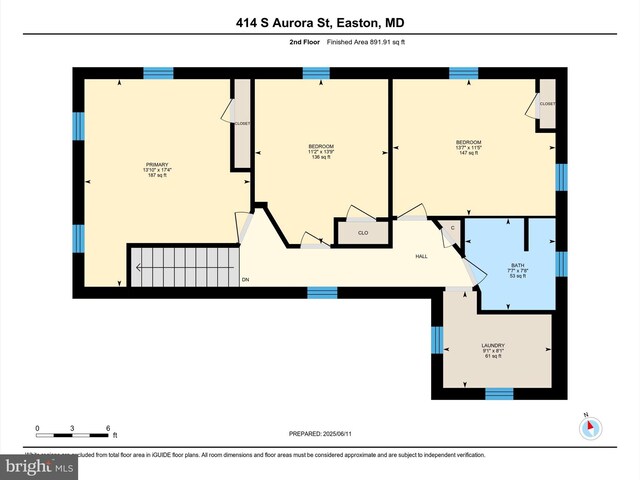 414 S Aurora St, Easton, MD 21601 - view of home floor plan
