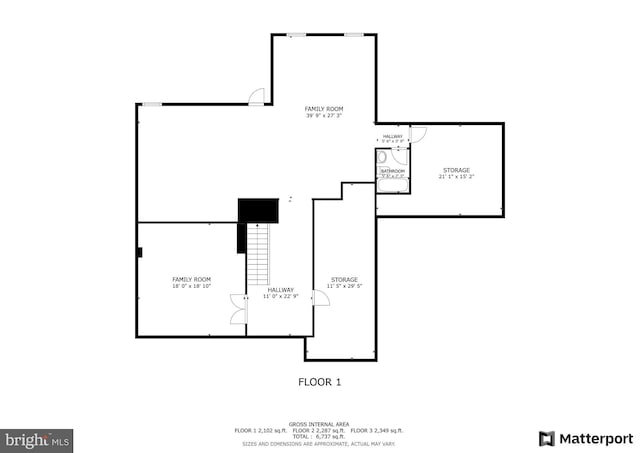 14014 Mary Bowie Pkwy, Upper Marlboro, MD 20774 - view of room layout