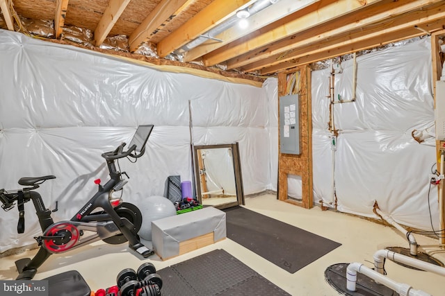 57 Oak Ln, Carneys Point, NJ 08069 - workout area with electric panel