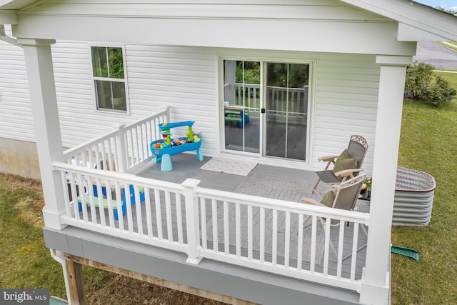 57 Oak Ln, Carneys Point, NJ 08069 - view of wooden deck