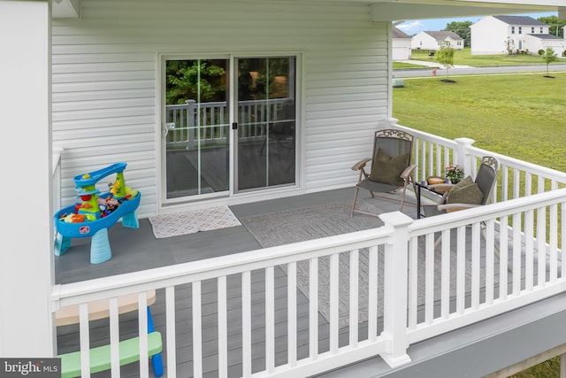 57 Oak Ln, Carneys Point, NJ 08069 - deck featuring a yard and a residential view