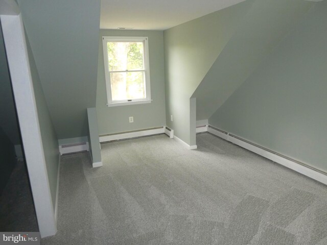 126 E Central Ave, Hammonton, NJ 08037 - bonus room with a baseboard radiator, carpet flooring, and baseboard heating
