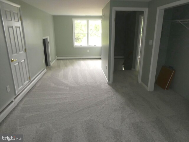 126 E Central Ave, Hammonton, NJ 08037 - hall featuring baseboard heating and carpet flooring
