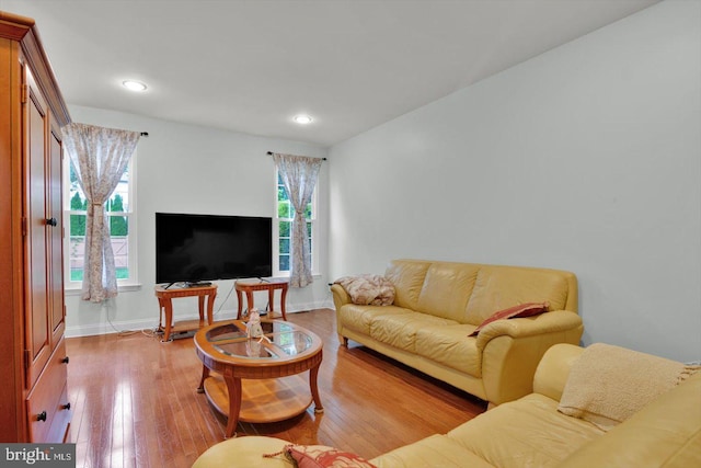 131 Sequoia Dr, Berlin, NJ 08009 - living room featuring wood finished floors and recessed lighting