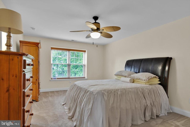 131 Sequoia Dr, Berlin, NJ 08009 - bedroom with light colored carpet and a ceiling fan