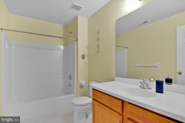 131 Sequoia Dr, Berlin, NJ 08009 - bathroom featuring vanity, washtub / shower combination, and tile patterned flooring