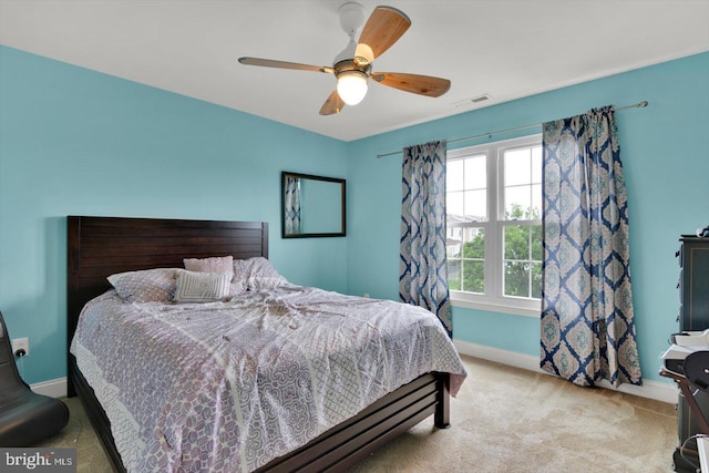 131 Sequoia Dr, Berlin, NJ 08009 - bedroom with carpet floors and ceiling fan