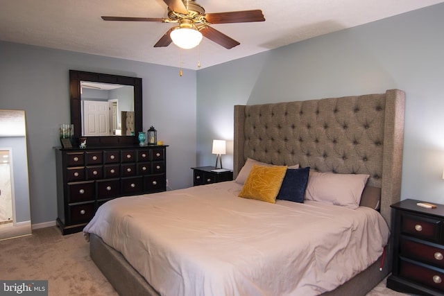 6309 Ember Ct, Manassas, VA 20112 - carpeted bedroom featuring a ceiling fan and baseboards