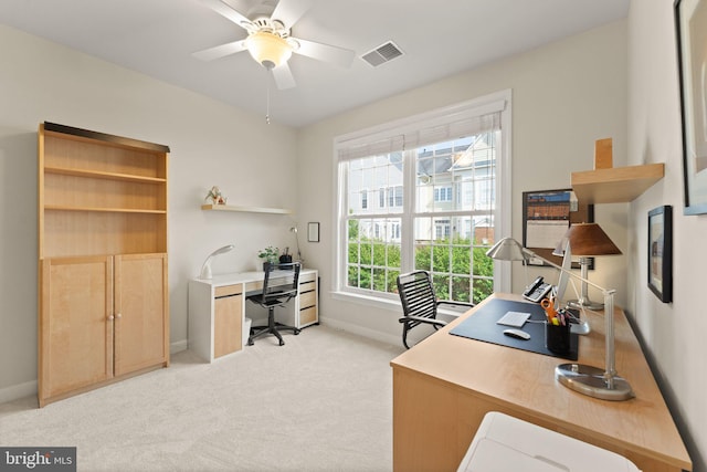 43665 Jernigan Ter, Leesburg, VA 20176 - office space with light carpet and a ceiling fan