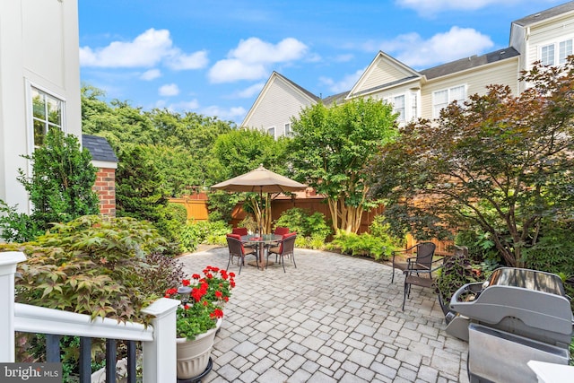 43665 Jernigan Ter, Leesburg, VA 20176 - view of patio / terrace featuring outdoor dining area