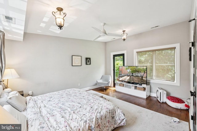 407 Independence Ave SE, Washington, DC 20003 - bedroom with wood finished floors and baseboards