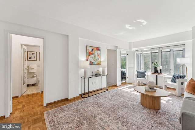 1711 Massachusetts Ave NW Unit 230, Washington, DC 20036 - living area with baseboards